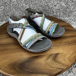 Skechers Outdoor Lifestyle Sandals Women's Size 6.5 Shoes Taupe / Multi Color